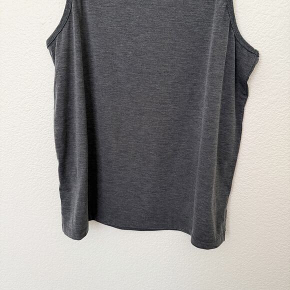 [Fair Harbor] Charcoal Gray The Seabreeze Crew Neck Tank Top Size Small S - Picture 6 of 11
